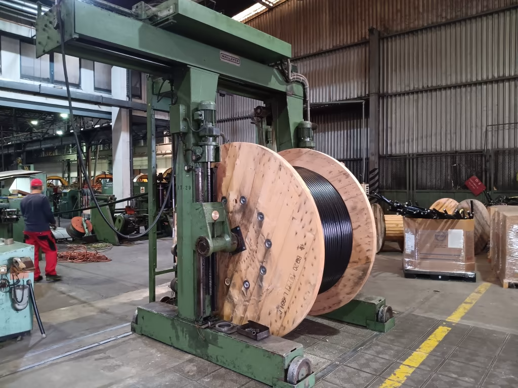 img02 maillefer 2600mm portal type take up, model jd26