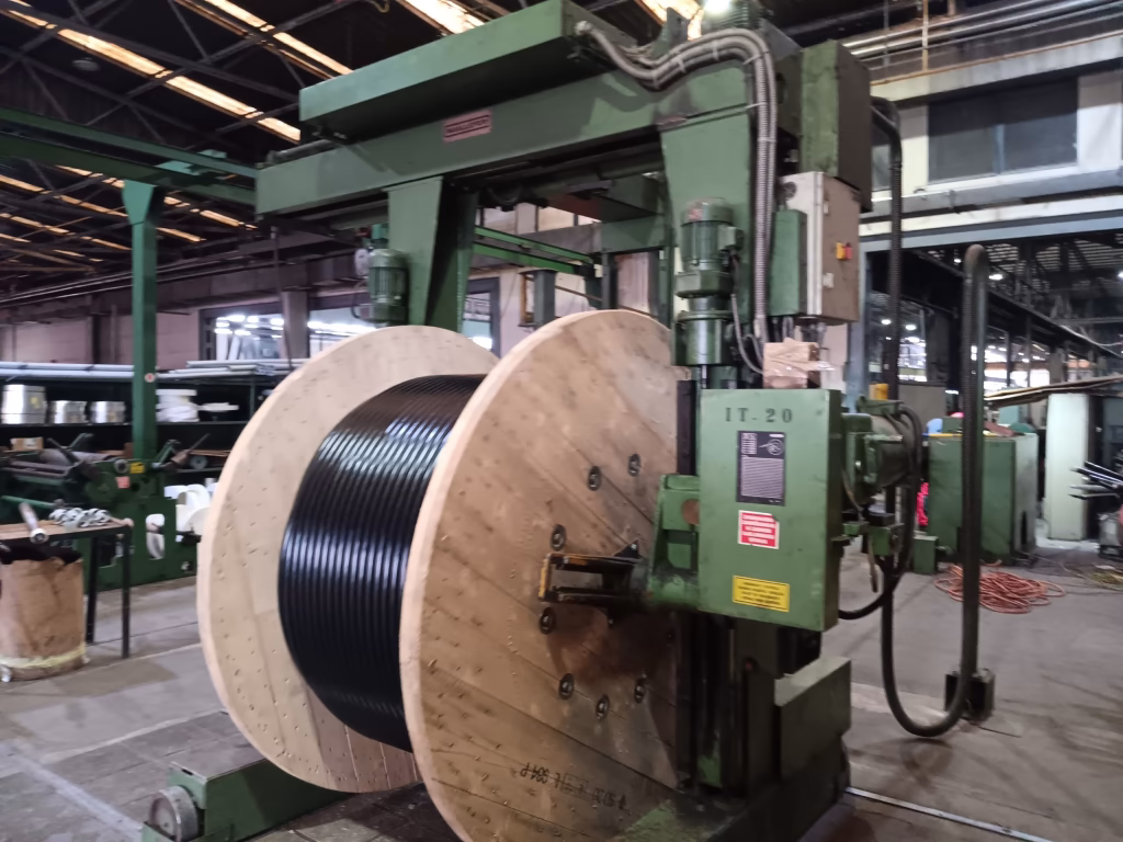 img03 maillefer 2600mm portal type take up, model jd26